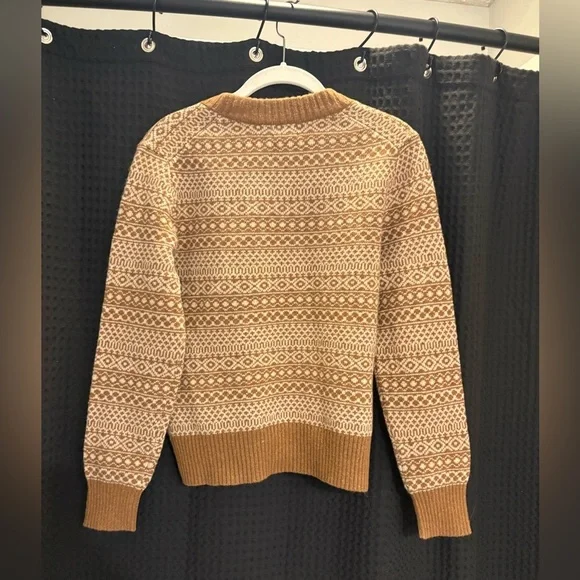 Patagonia Recycled Wool Blend Crewneck Sweater XS: FIRESIDE SHELTER BROWN NWT - Picture 3 of 5
